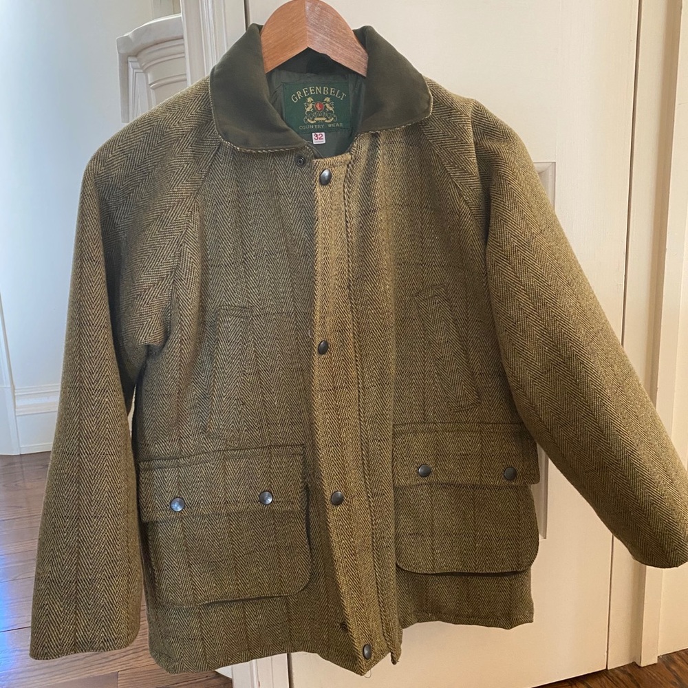 Kids tweed country jacket